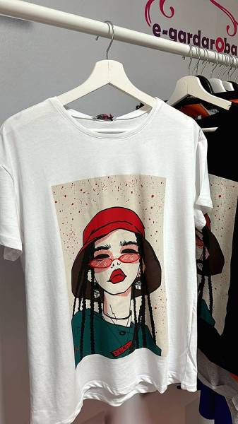 T-Shirt "Lady" - White