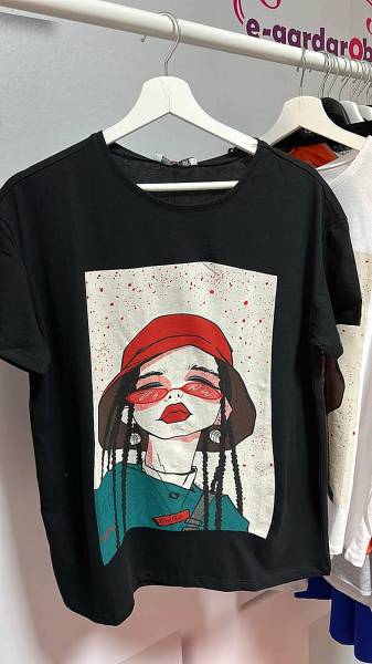 T-Shirt "Lady" - Black