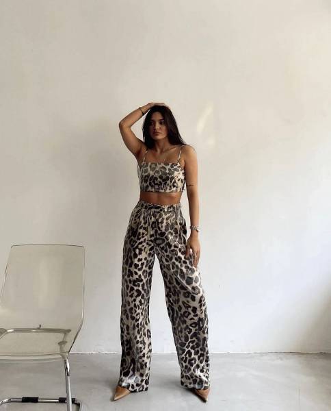 Crop Top- Animal Print